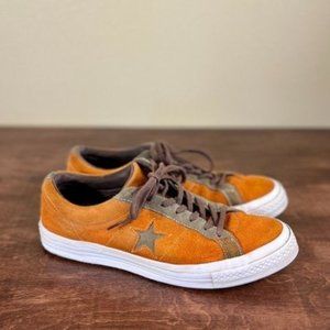 Suede converse one stars